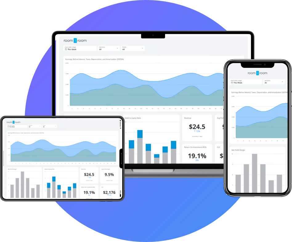 Analytics dashboard and backoffice tools illustration